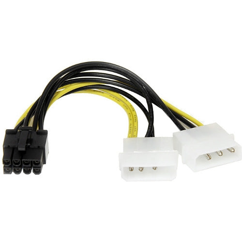 6 LP4 to 8 Pin PCIe Power Cable Adapter. 6 LP4 to 8 Pin PCIe Power Cable Adapter.